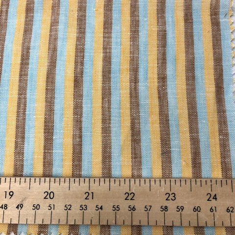 Multi Color Stripes 100% Linen Roman Shade, Flat Roman Shade, Kid Nursery Roman Shade