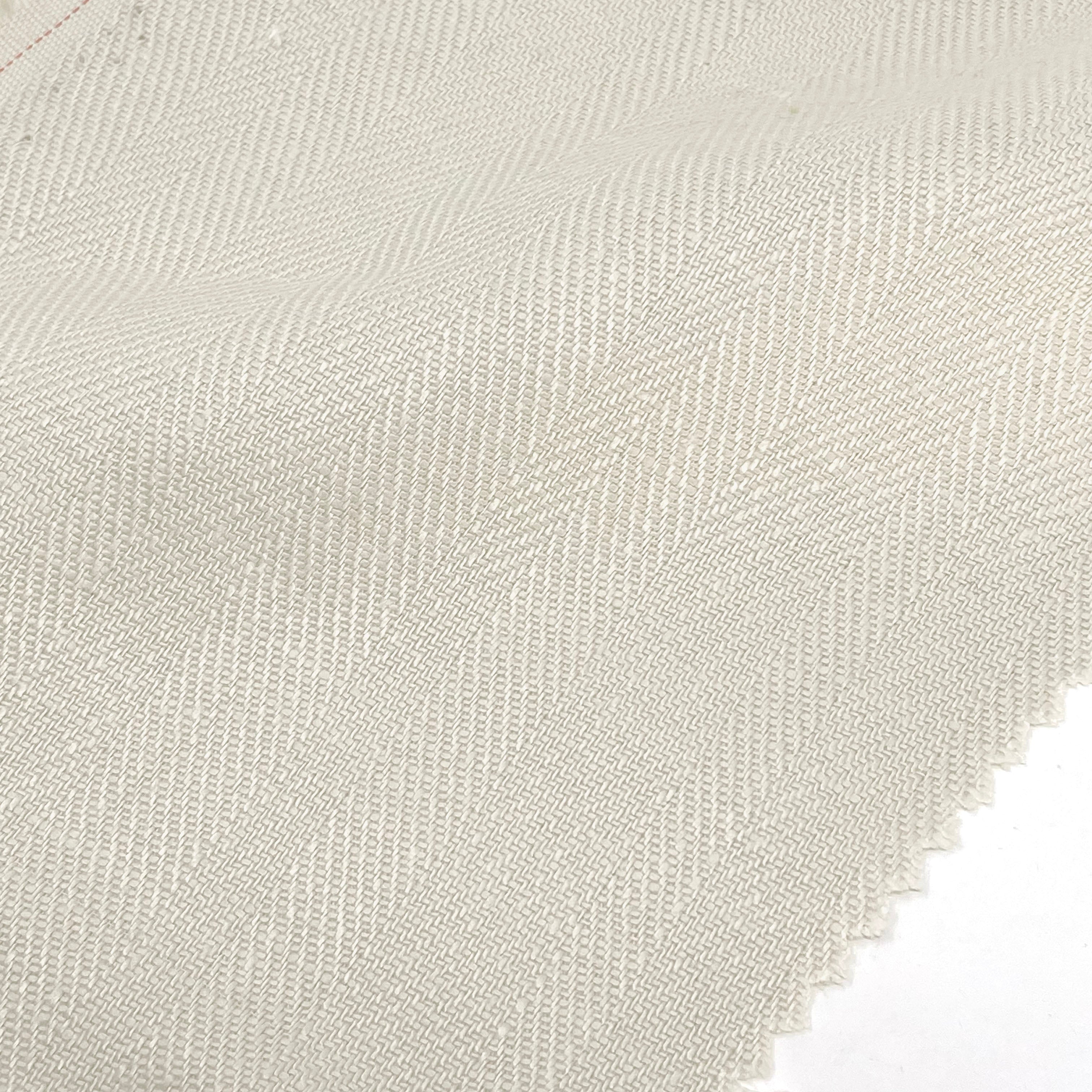 Herringbone 100% Natural Linen Fabric / 55" Width / CL1047
