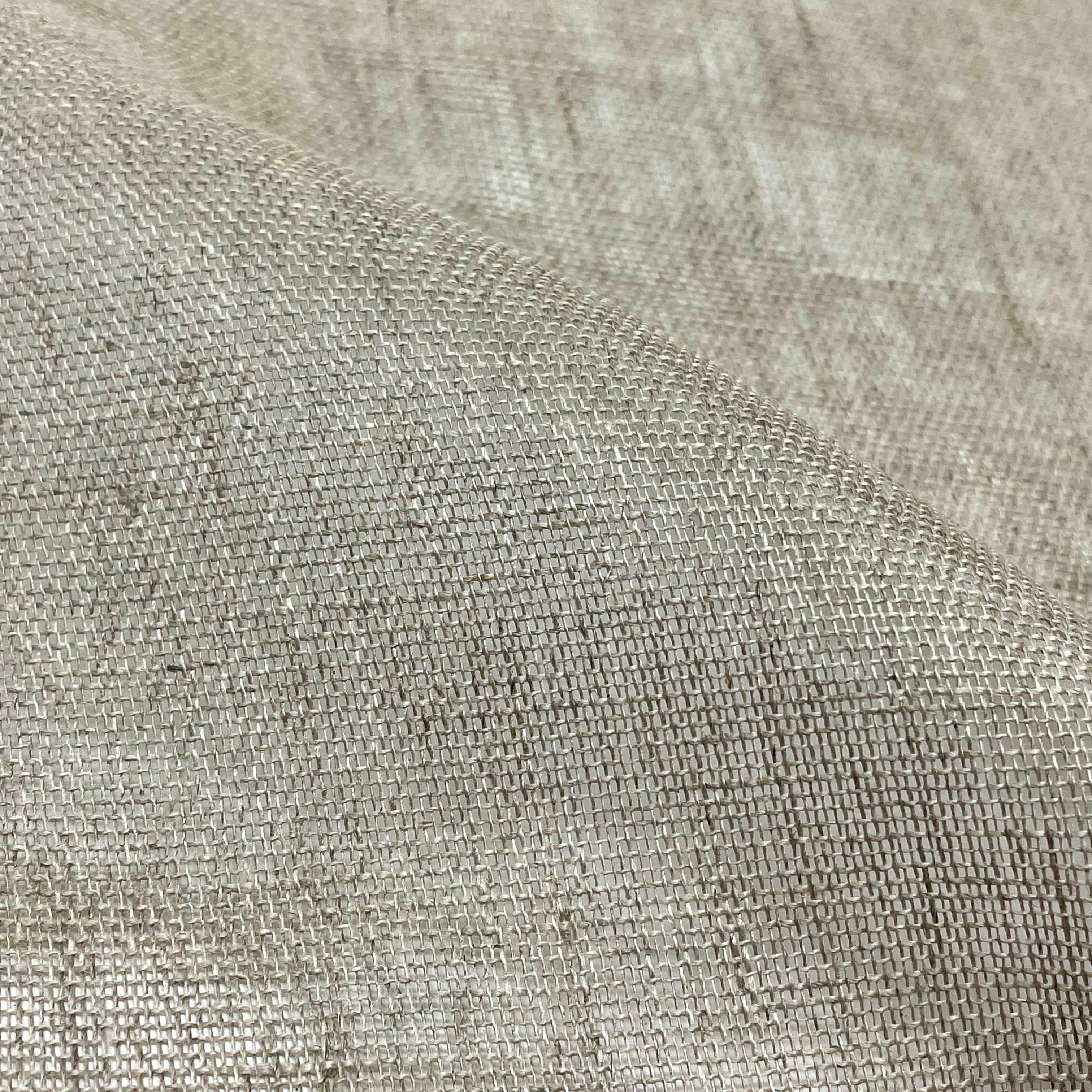 Natural Rustic Sheer Linen Fabric / 58" Width / CL1050