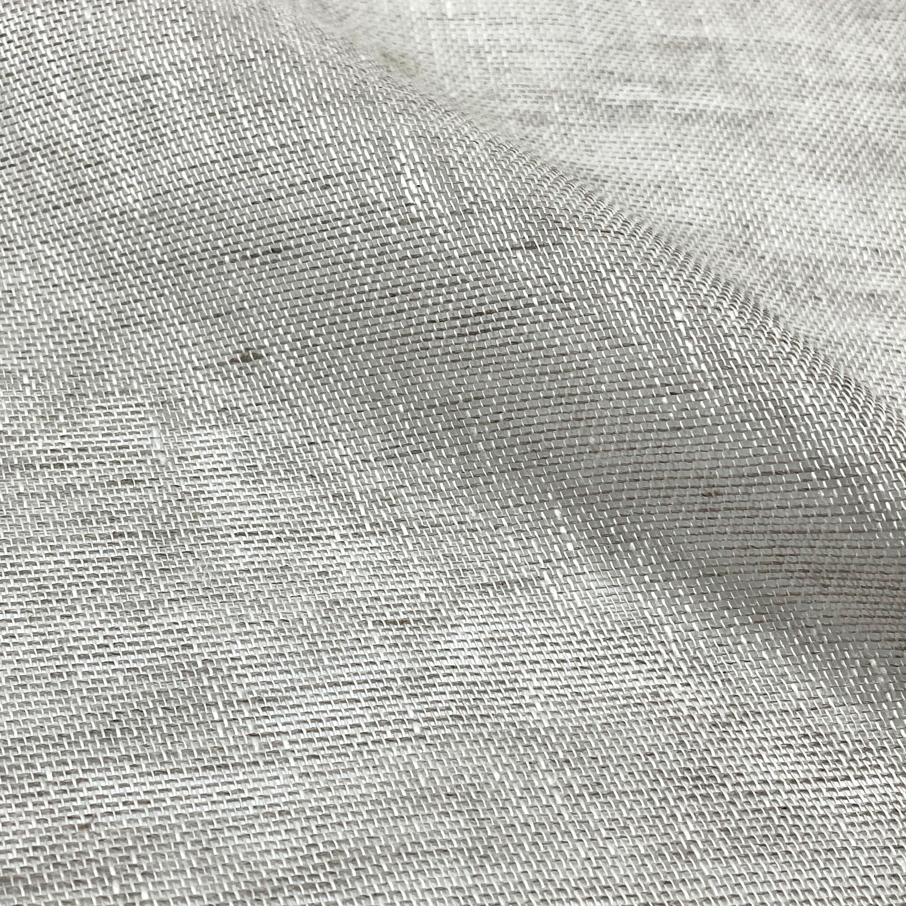 Natural Rustic Sheer Linen Fabric / 58" Width / CL1050