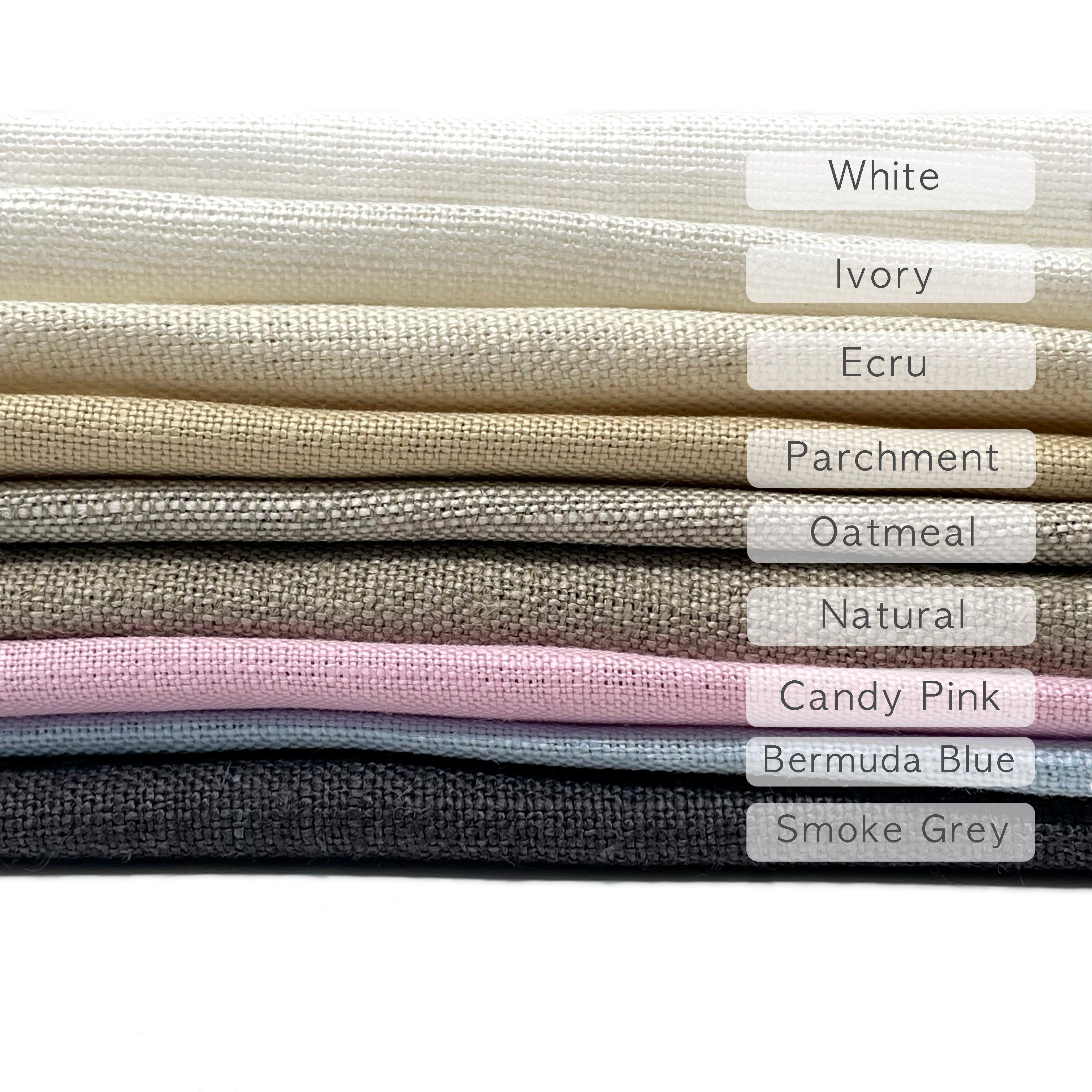 Belgian 100% Natural Medium Weight Linen Fabric / 54