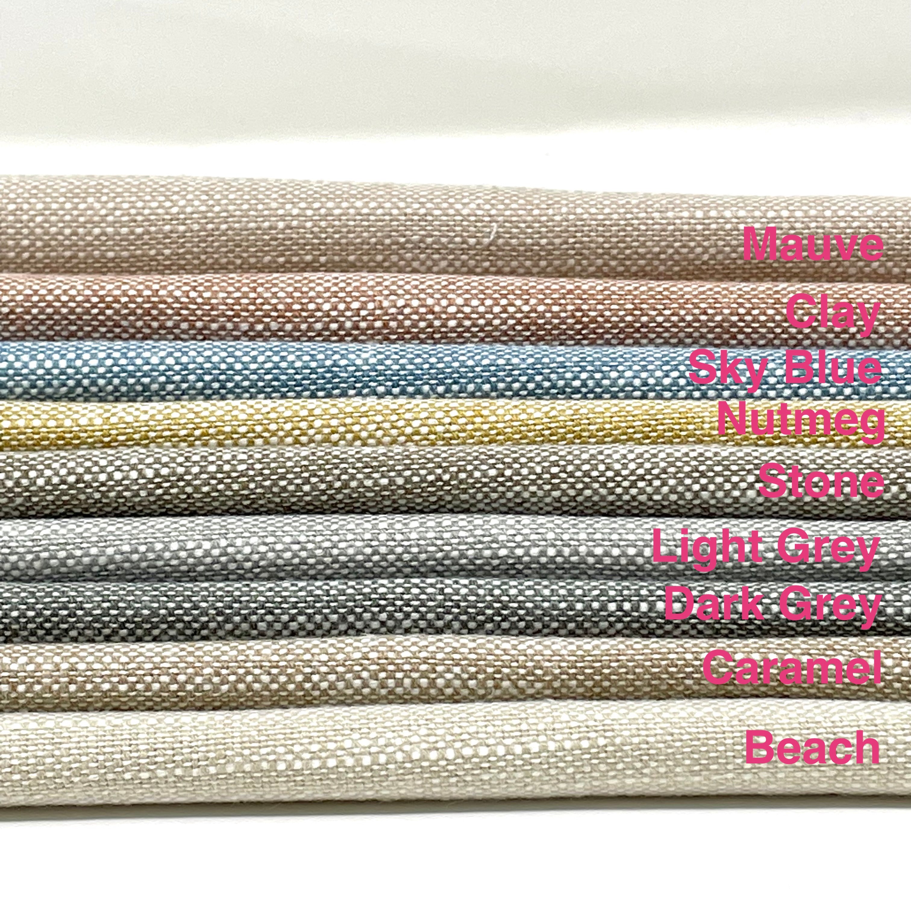 Faux Linen Cotton Fabric By The Yard/CL1057