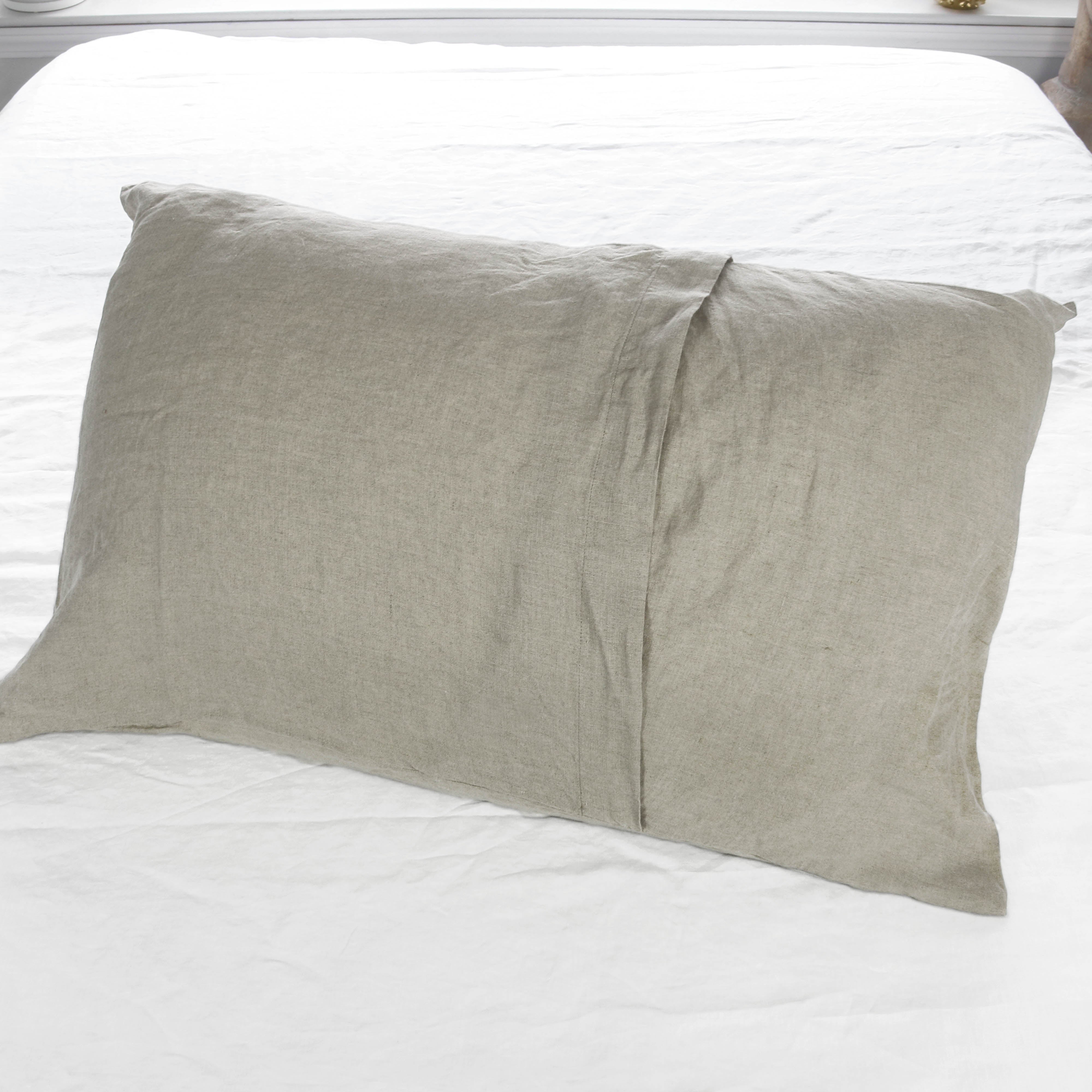 Natural Stonewashed Duvet Cover Set Organic 100% French Linen