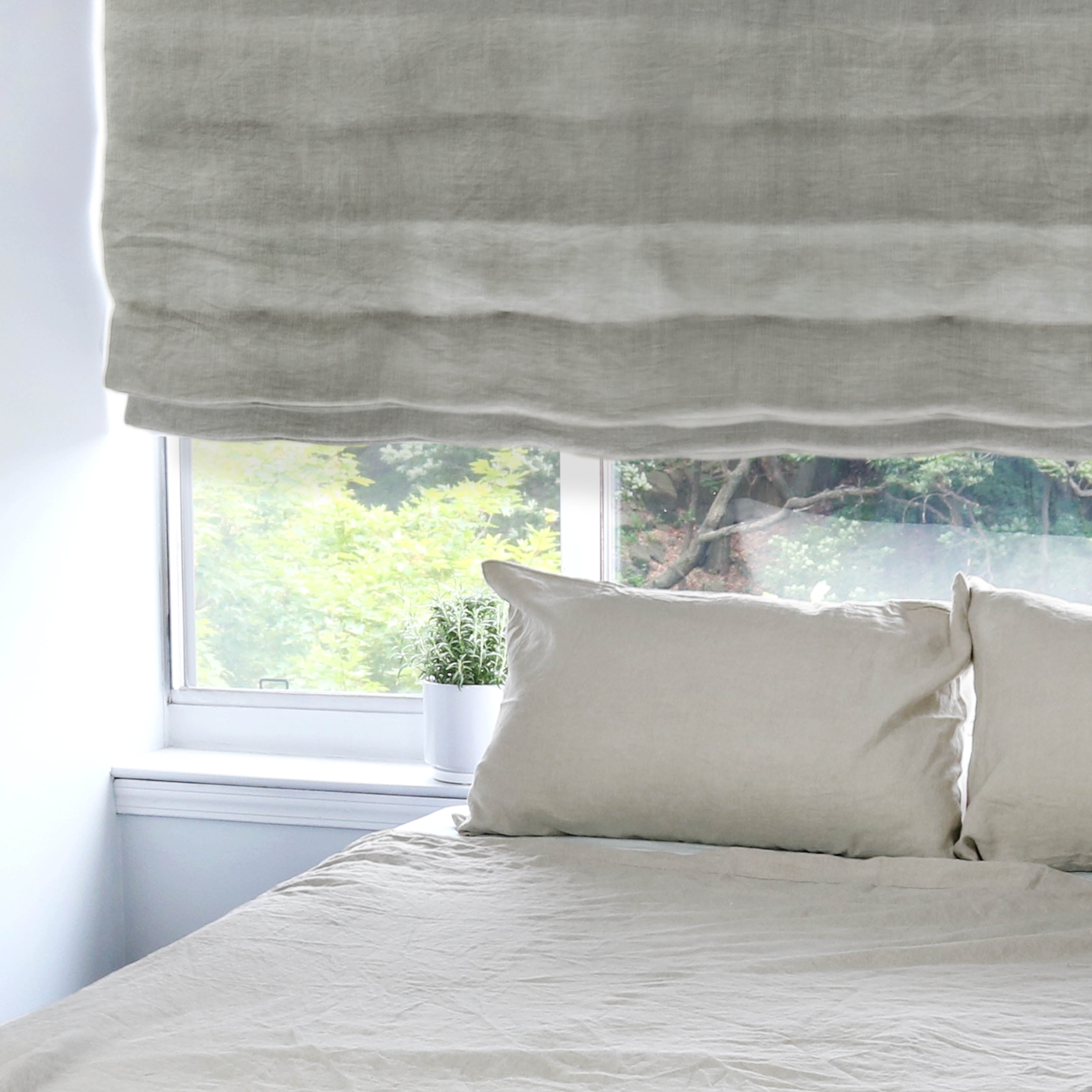 Natural Stonewashed Duvet Cover Set Organic 100% French Linen