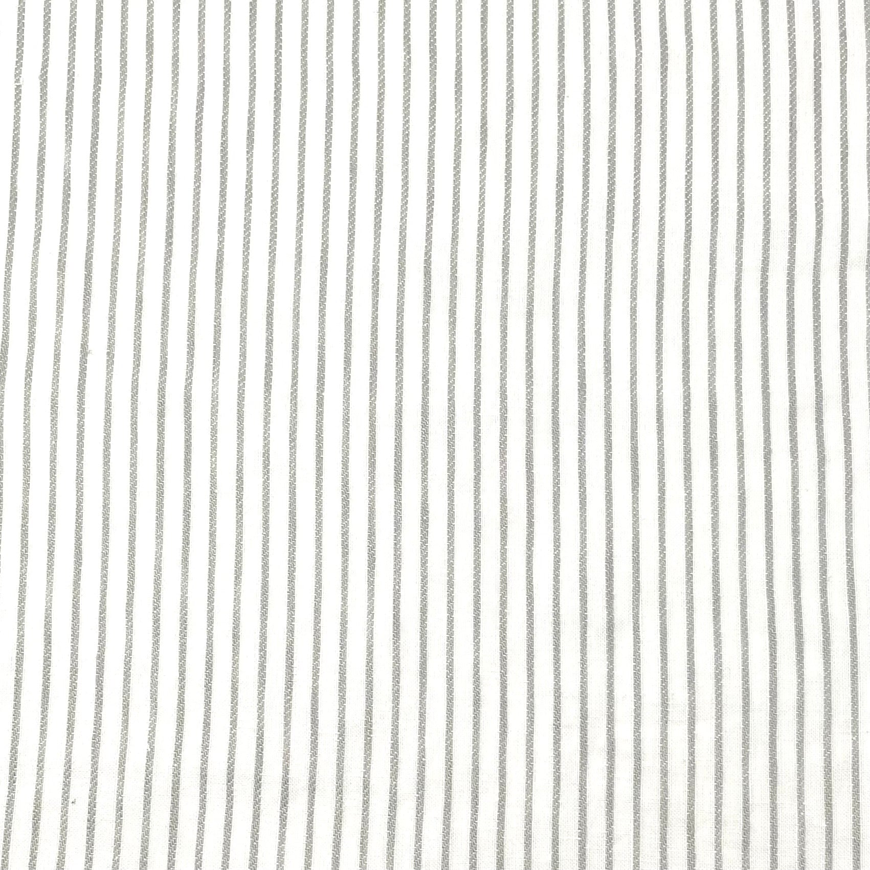 1/2" Narrow Stripe Natural Linen Fabric / 55" Width / CL1002