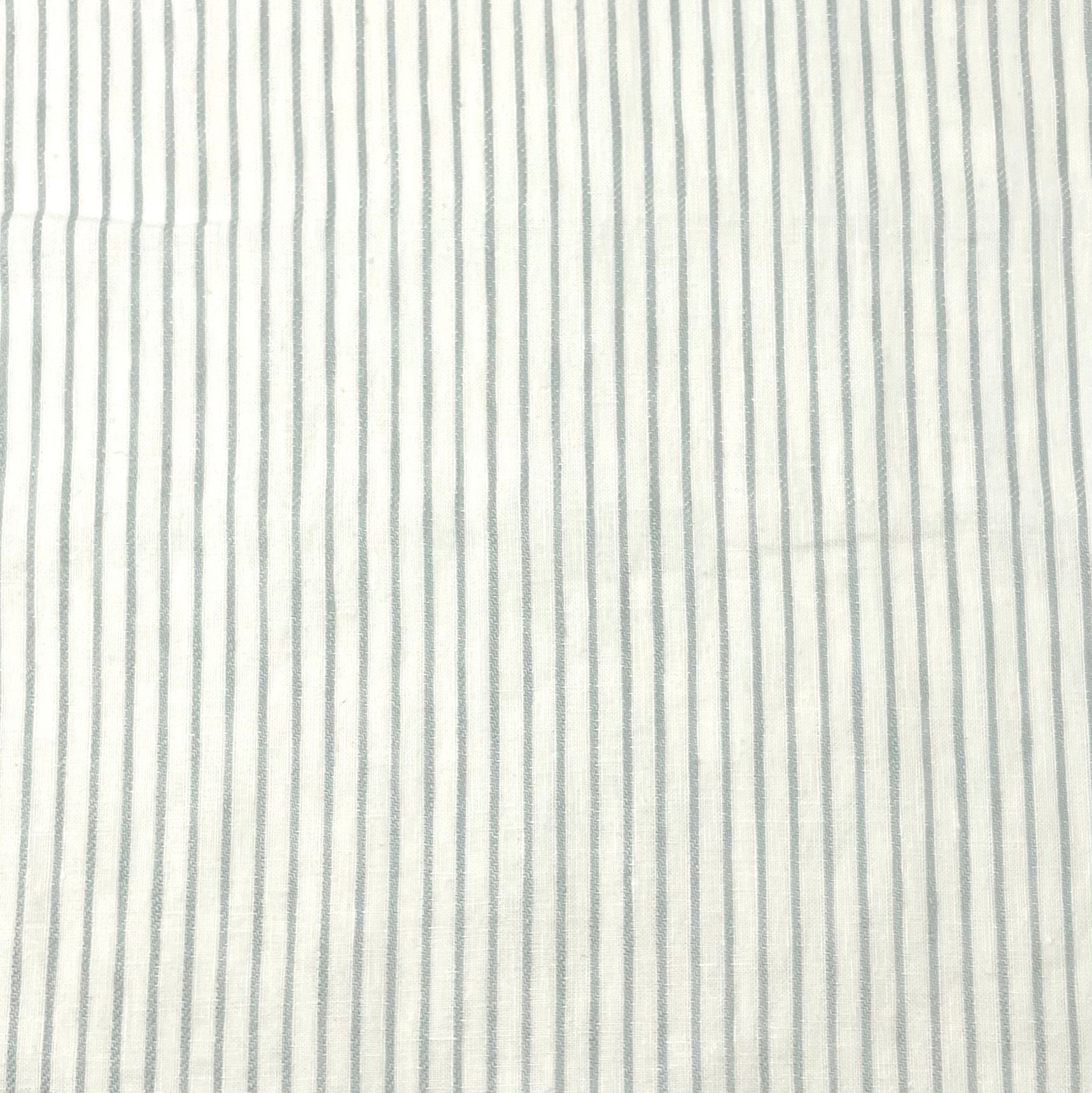 1/2" Narrow Stripe Natural Linen Fabric / 55" Width / CL1002