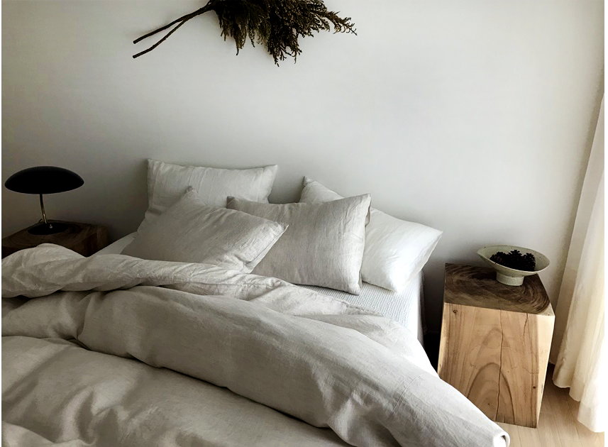 Natural Stonewashed Duvet Cover Set Organic 100% French Linen