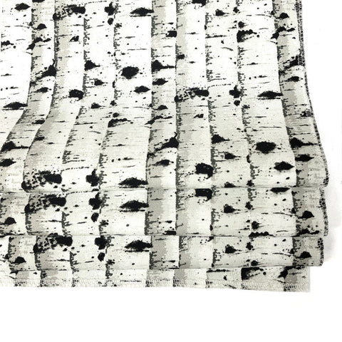 Black White Geometric contemporary 100% linen Flat Relaxed Roman Shade