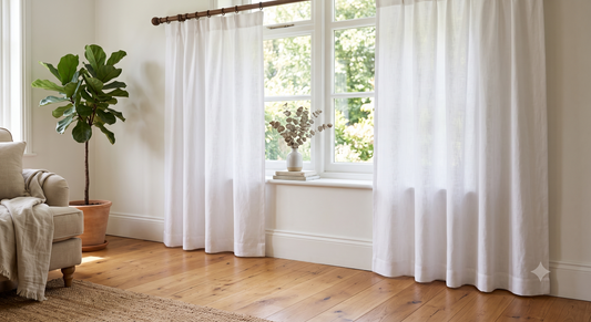 DIY: Shorten Your Curtain Hem with Iron-On Tape