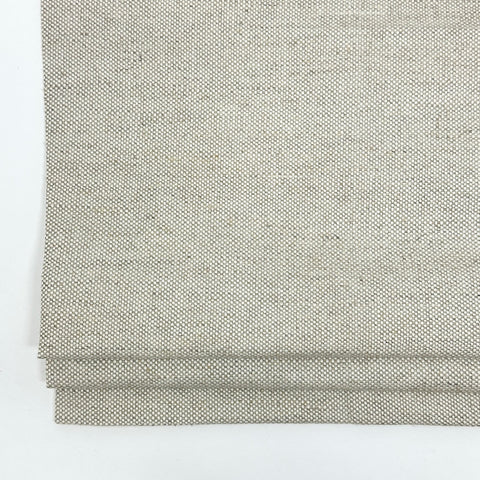 Solid Blend Medium Weight Linen Flat Roman Shade / CL1038