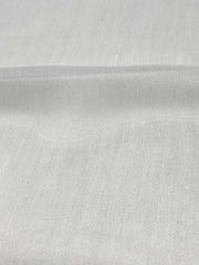 Poly Sheer Faux Linen Fabric By The Yard, Curtain, Drapery, Table Top, 118" Width/CL1122