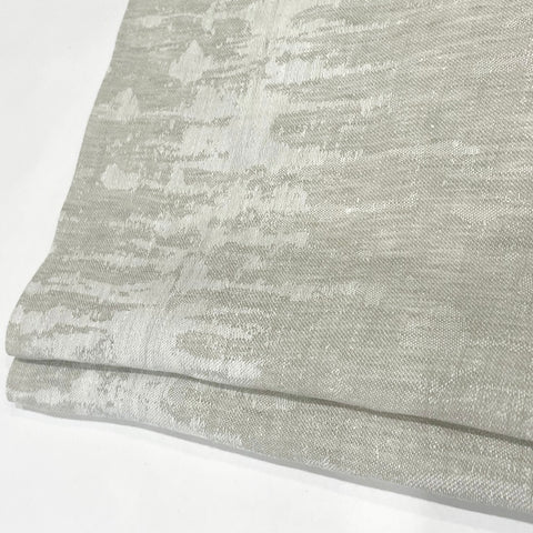 Irregular Geometric 100% Linen Flat Roman Shade / CL1119