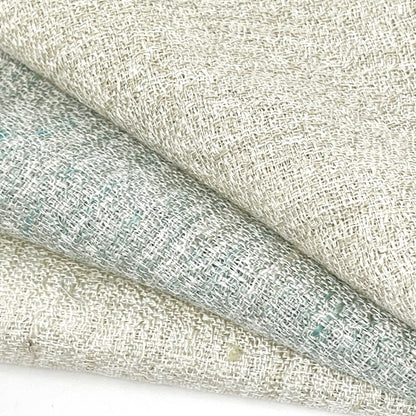 Textured Rustic Linen Blend Flat Roman Shade, CL1101