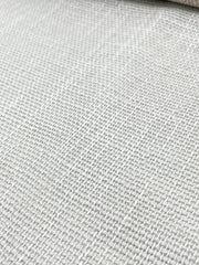 Rough Blend Linen Fabric By The Yard, White, Ivory, Oatmeal, Curtain, Drapery, Table Top, 54" Width/CL1127