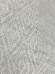 Geo Striped Blend Linen Sheer Fabric By The Yard, Curtain, Drapery, Table Top, 118" Width/CL1138