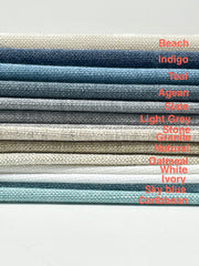 Medium Weight Blend Linen Flat Roman Shade / CL1040