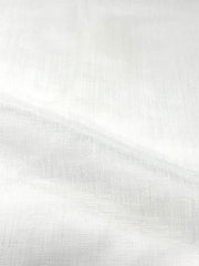 Texture Poly Sheer Linen Fabric By The Yard, White, Ivory, Oatmeal,Curtain, Drapery, Table Top, 57" Width/CL1099