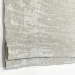 Irregular Geometric 100% Linen Flat Roman Shade / CL1119