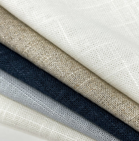 Vintage Rust Medium Sheer Linen Blend Fabric by the Yard / 53" Wide / CL1096