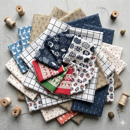 Premium Printed Linen Cotton Blend Fabrics for Sewing, Embroidery, and Home Decor | CA1002