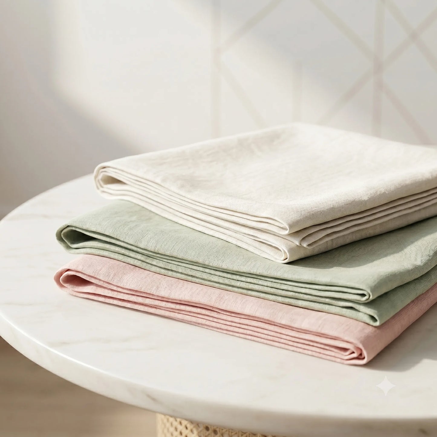 100% Premium French Linen Fabric By The Yard, 110"Width, CA1011