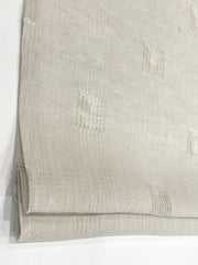 Square Tear-off Modern Geometric Blend Linen Sheer Fabric By The Yard / 54" Width / CL1137