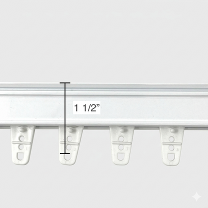 Heavy duty tracks for curtain and drapery, window treatment hardware, CH1001