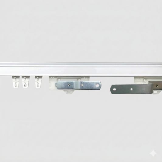 Heavy duty tracks for curtain and drapery, window treatment hardware, CH1001