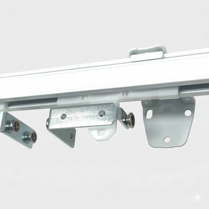Ripplefold Curtain hardware Track, Heavy duty tracks for curtain and drapery, S Curve Drapery Track, CH1002