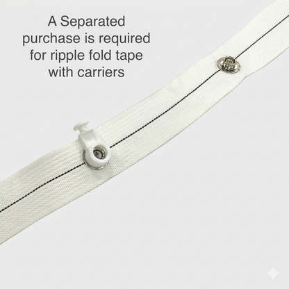 Ripplefold Curtain hardware Track, Heavy duty tracks for curtain and drapery, S Curve Drapery Track, CH1002