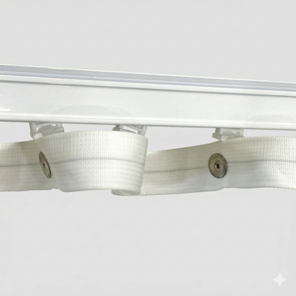 Ripplefold Curtain hardware Track, Heavy duty tracks for curtain and drapery, S Curve Drapery Track, CH1002