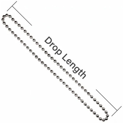 Size #10 Continuous Metal Bead Chain Loop for Roller & Roman Shades | CH1005