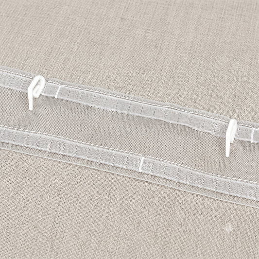 Premium Transparent S-Fold Wave Curtain Heading Tape | CH1007