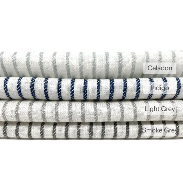 1/2" Ticking Stripe Relaxed Casual Roman Shade, CL1002