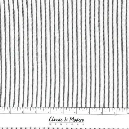 1/2" Ticking Stripe 100% Linen Fabric, 55"Width, CL1002