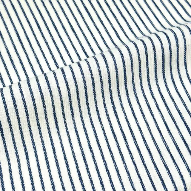 1/2" Ticking Stripe Relaxed Casual Roman Shade, CL1002