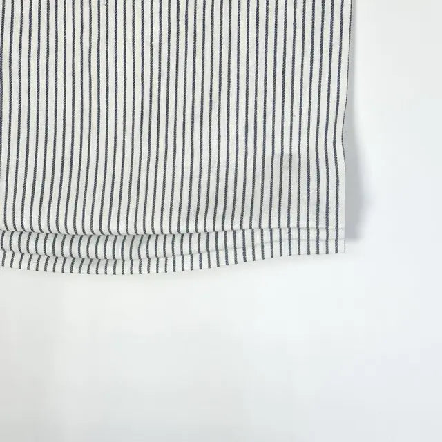 1/2" Ticking Stripe Relaxed Casual Roman Shade, CL1002