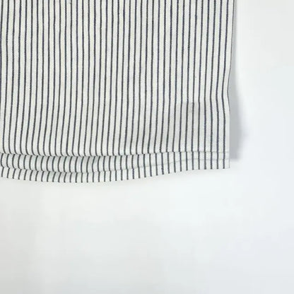 1/2" Ticking Stripe Relaxed Casual Roman Shade, CL1002