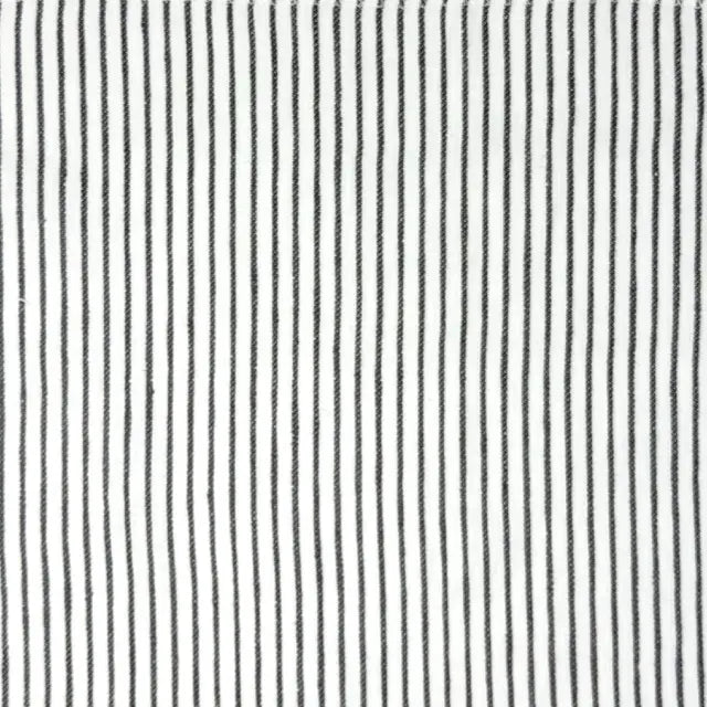 1/2" Ticking Stripe 100% Linen Fabric, 55"Width, CL1002