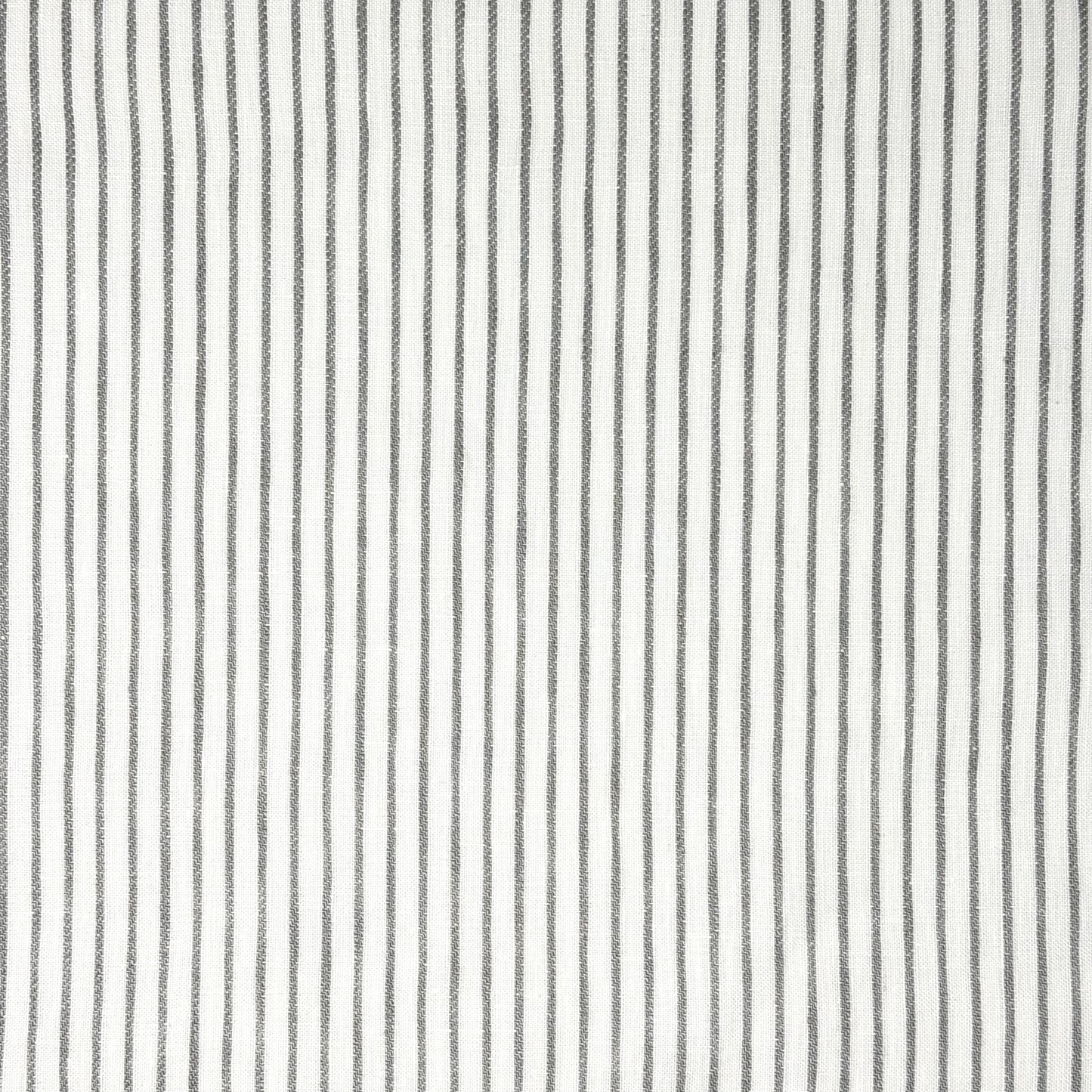 1/2" Narrow Stripe Natural Linen Fabric Custom Flat Roman Shade, CL1002