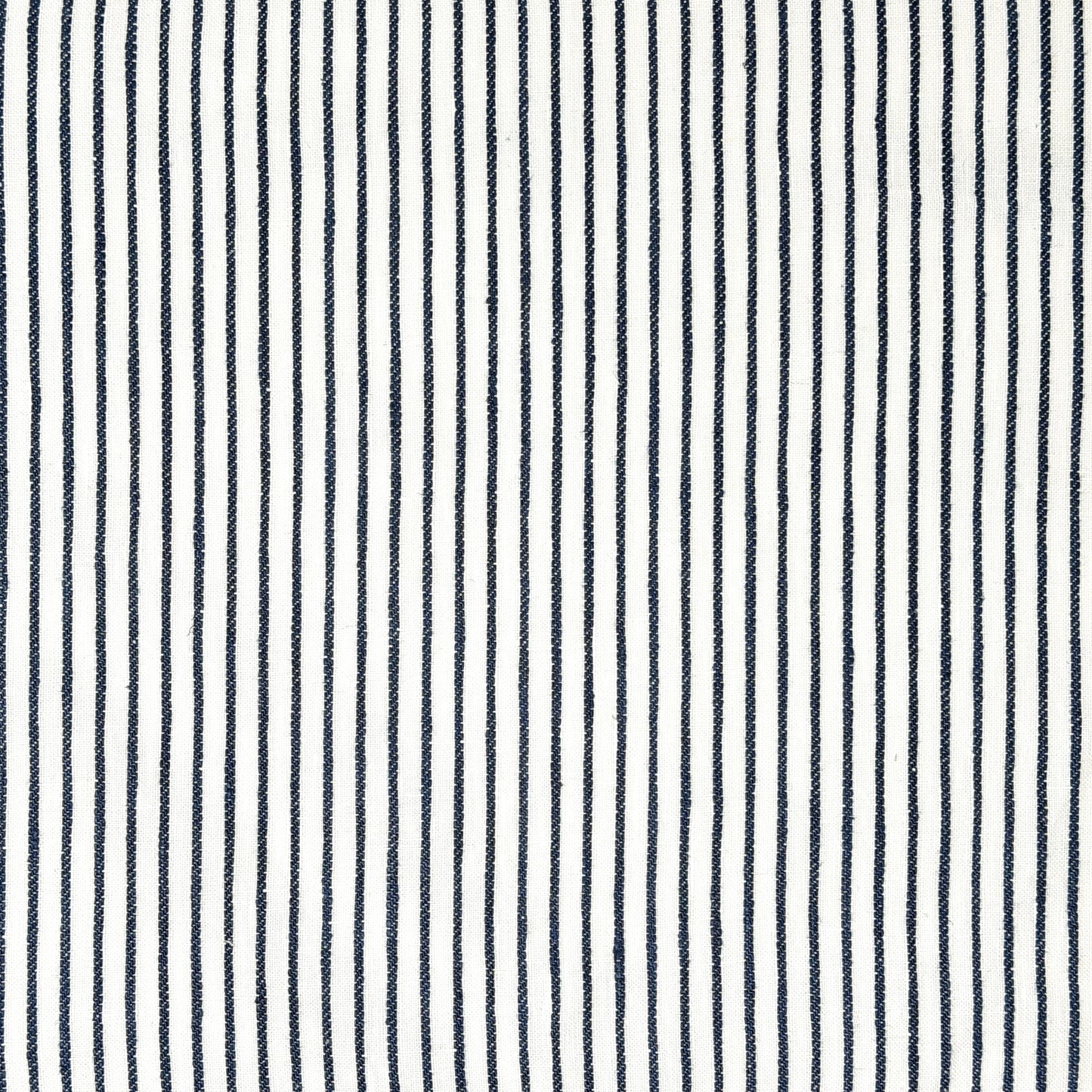 1/2" Narrow Stripe Natural Linen Fabric Custom Flat Roman Shade, CL1002