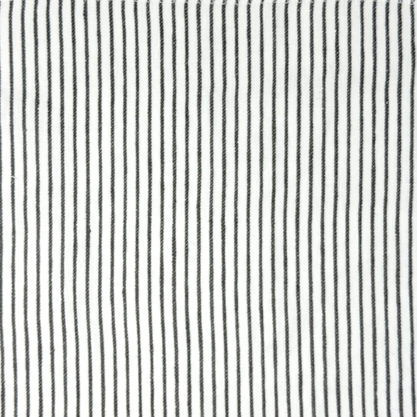 1/2" Narrow Stripe Natural Linen Fabric Custom Flat Roman Shade, CL1002