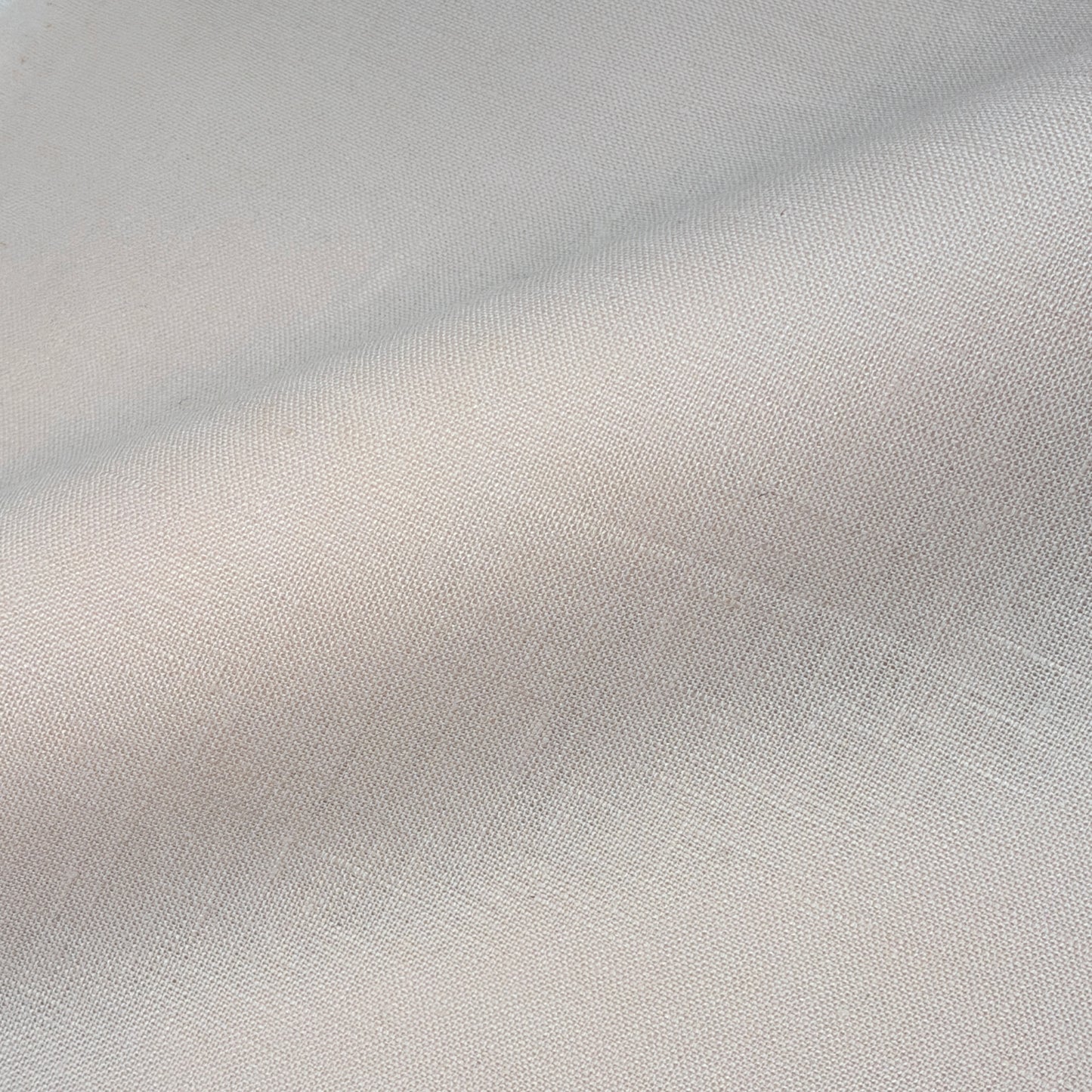 White Linen with Black Border Flat Roman Shade, CL1010