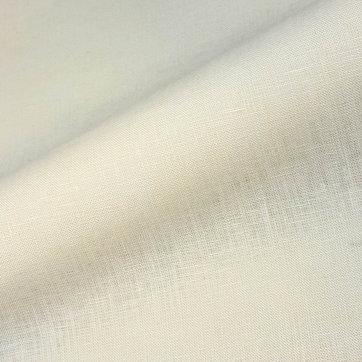 White Linen with Black Border Flat Roman Shade, CL1010