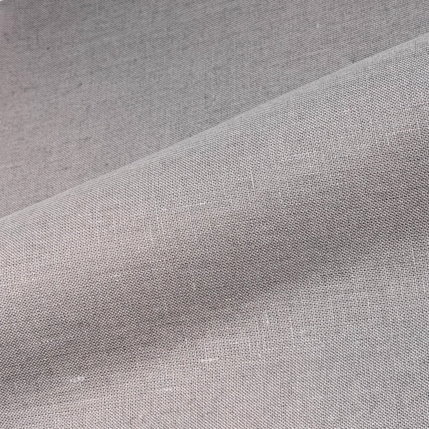 White Linen with Black Border Flat Roman Shade, CL1010