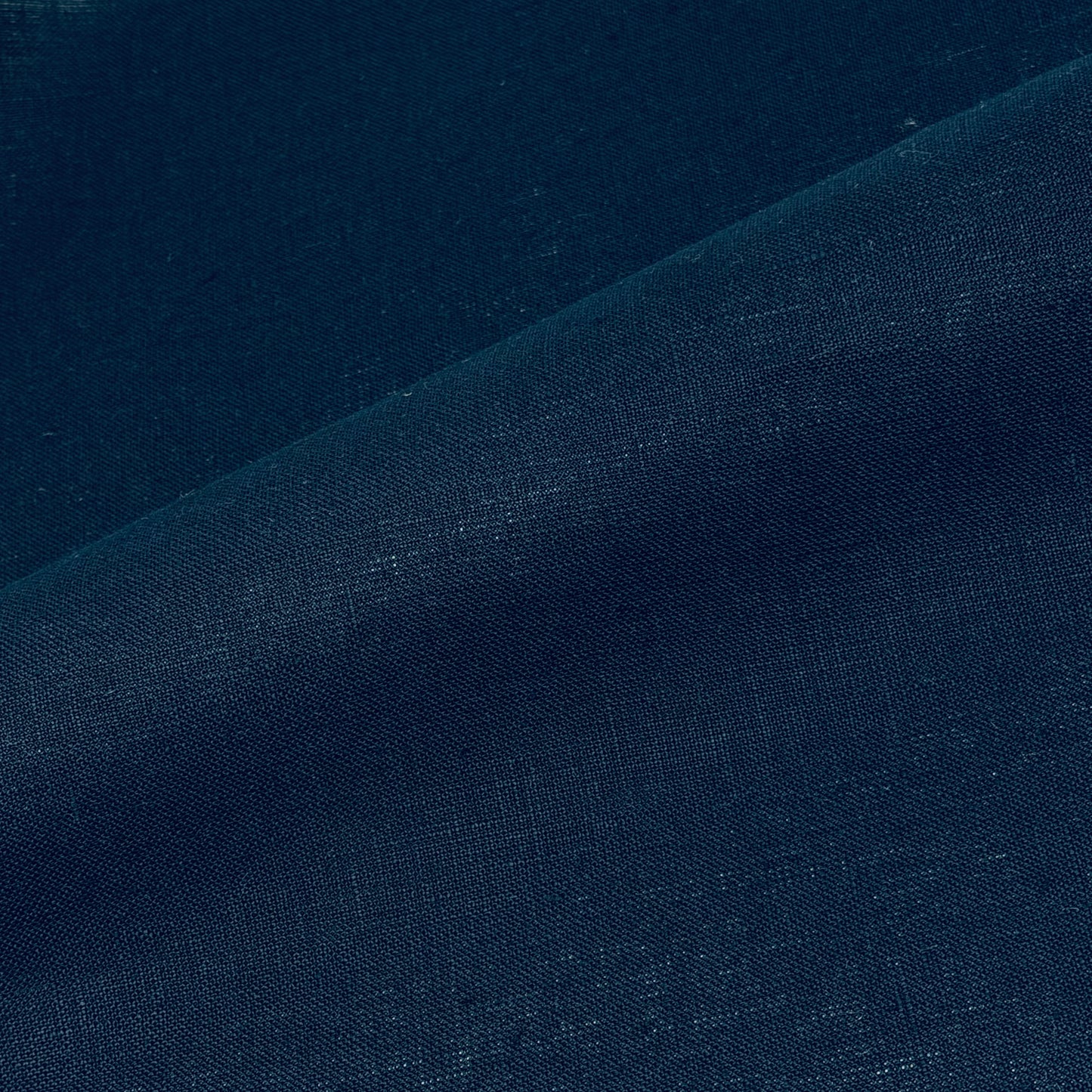 White Linen with Black Border Flat Roman Shade, CL1010