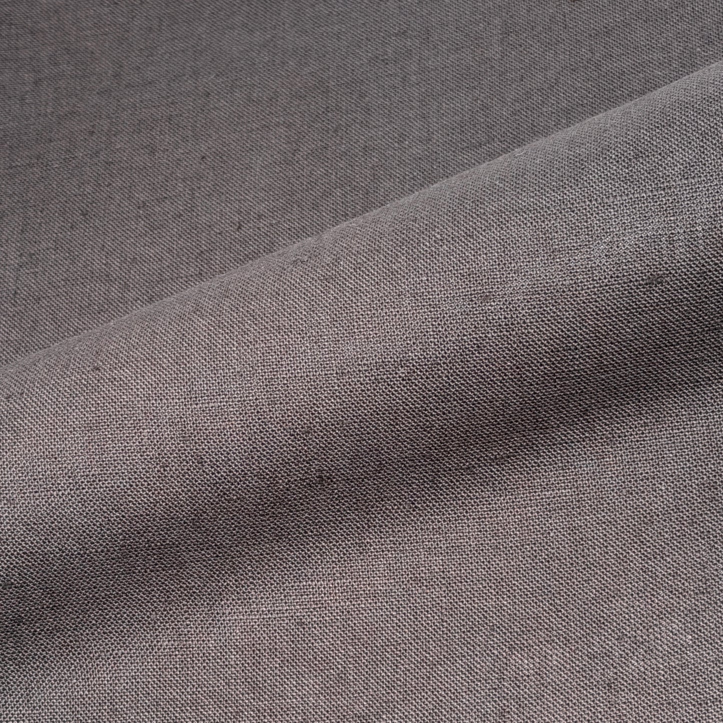 White Linen with Black Border Flat Roman Shade, CL1010