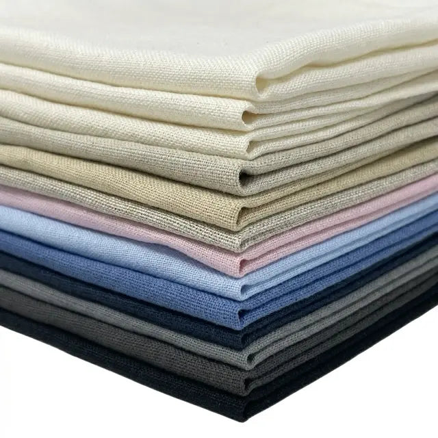 White Linen Flat Roman Shade with Pink Decorative Trims, CL1010