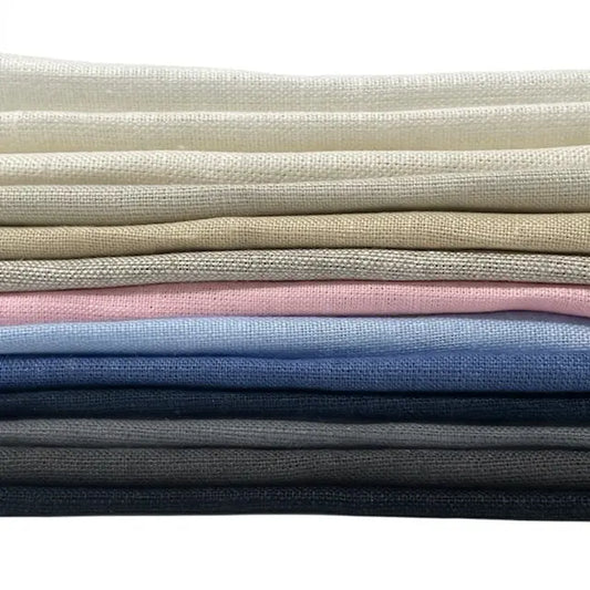 Premium 100% Natural Linen Fabric By The Yard, 58"Width, CL1010