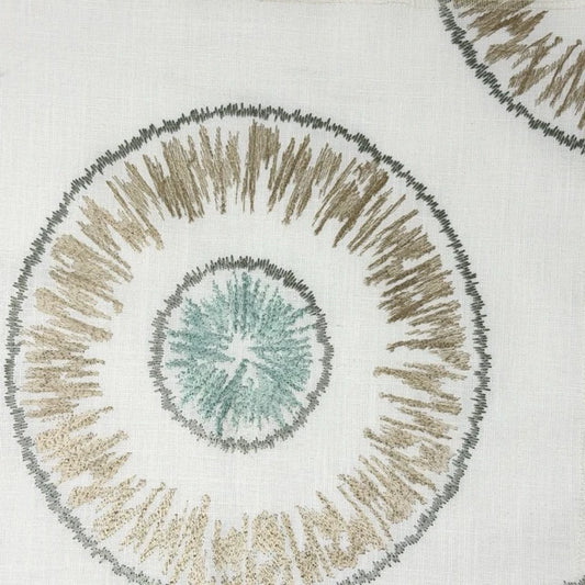 Retro Sunburst Embroidery Fabric By The Yard | 54"Width | CL1018